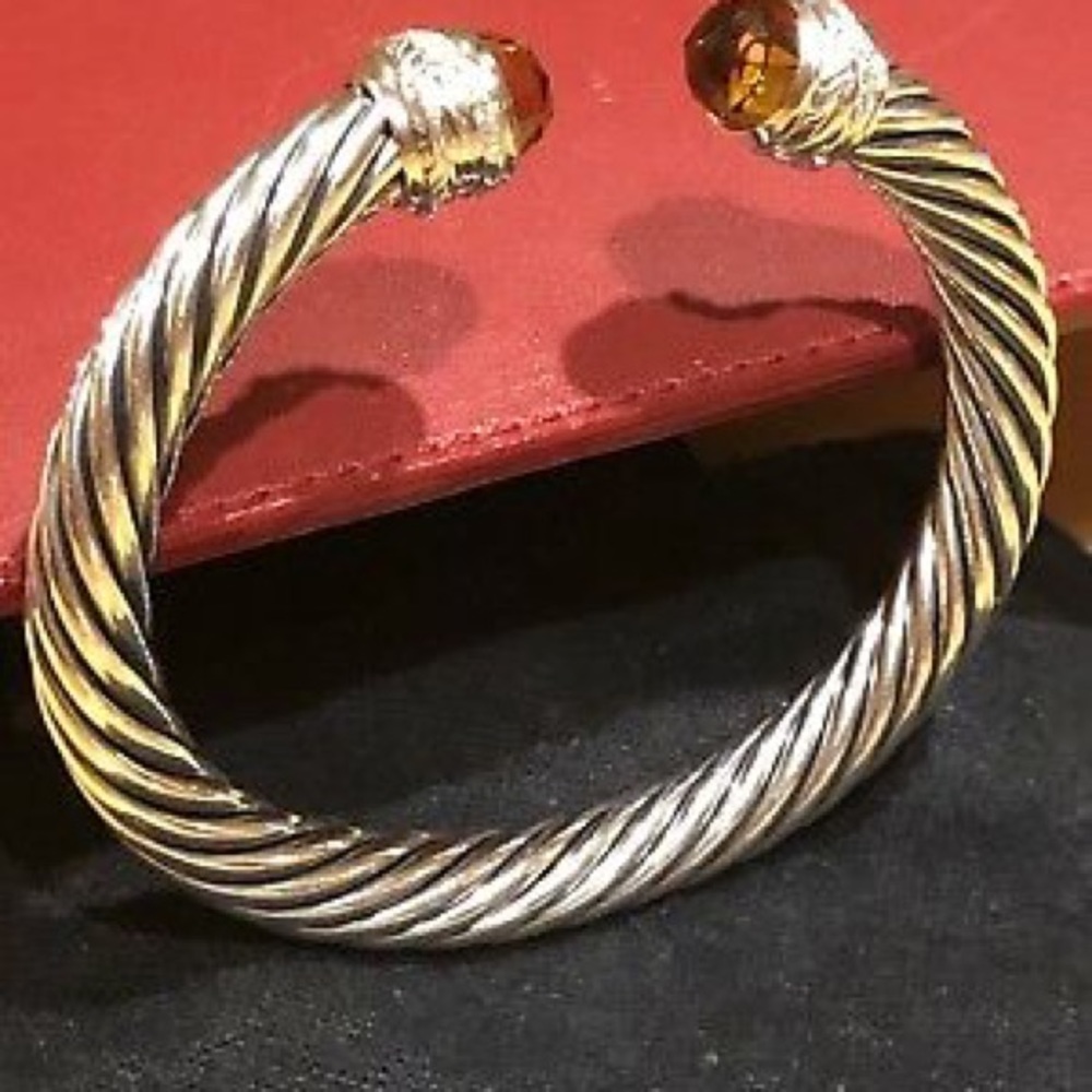 David Yurman Cable Classics Bracelet with Citrine - Picture 2 of 7